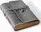 RILIHO Leather Journal Notebook - Genuine Leather Journals for Writing 5x7.1 Inch, Vintage Journal For Men and Women, Artist,Travel Journal,Grey